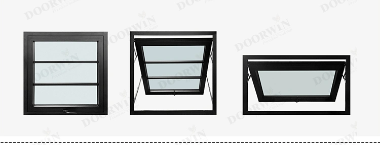 Others Triple Glazed Dw-Aluminium Glass Double Color Casement Window Aluminum Windows