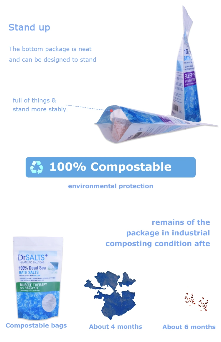 Mst Compostable Zip Lock Bag for Salt