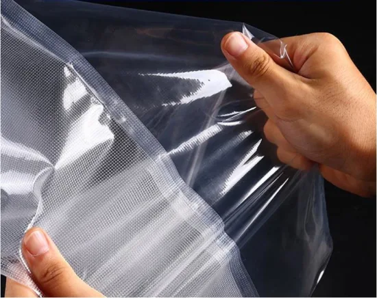 Sacchetti sottovuoto in plastica trasparente PA/PE/Sacchetti per imballaggio sottovuoto per alimenti, sacchetti per mattoni di riso, sacchetti per riso sottovuoto per alimenti