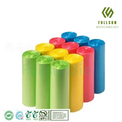 Pannolino semplice ecologico in LDPE HDPE stampato personalizzato, maglietta colorata, sacchetto di plastica per immondizia